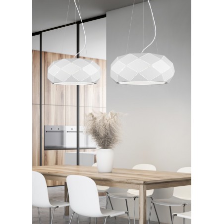 Trio Lampa wisząca nowoczesna ZANDOR 303500331 biały