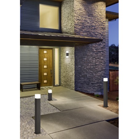 Trio Lampa zewnętrzna ścienna HUDSON 220060242 antracyt