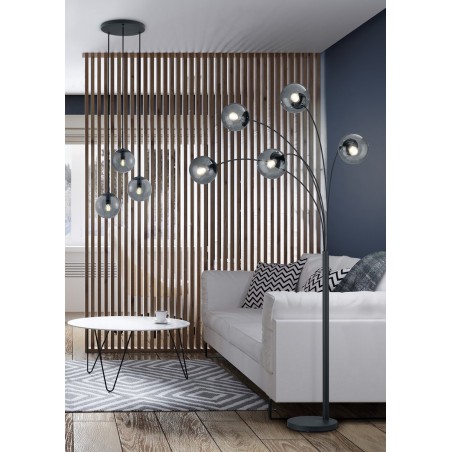 Trio Lampa wisząca nowoczesna BALINI 308590342 antracyt