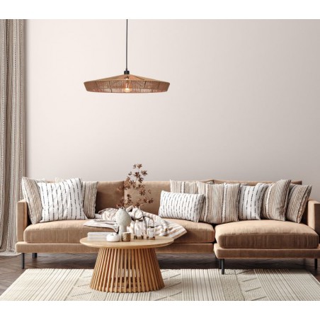 Lucide Lampa wisząca nowoczesna YUNKAI 10413/70/72 drewno jasne i ciemne, czarny