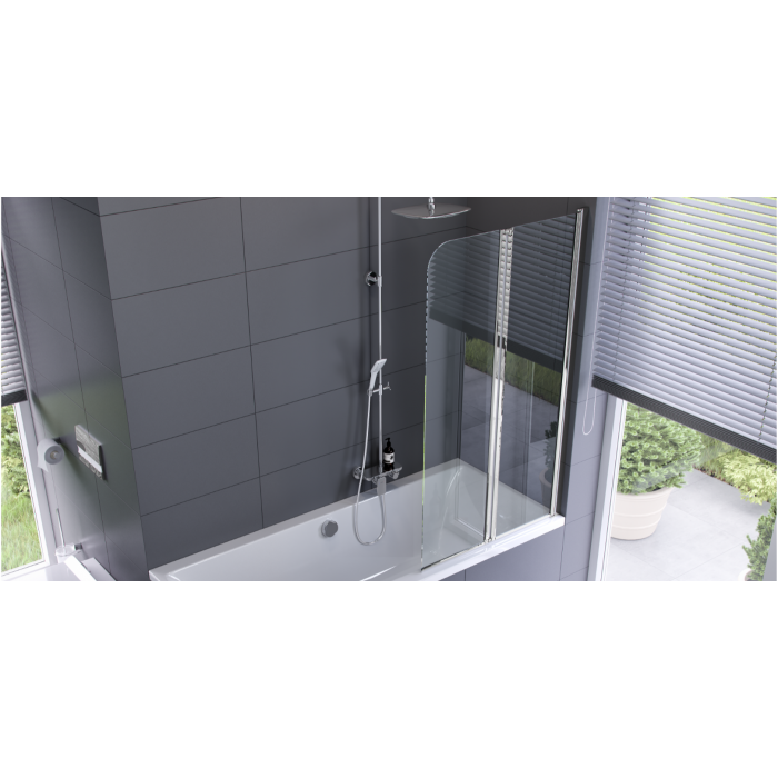 Excellent Fliper Parawan 2-Częściowy 80X140 Prawy