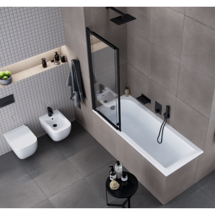 Excellent Liner Parawan Rozsuwany Czarny...