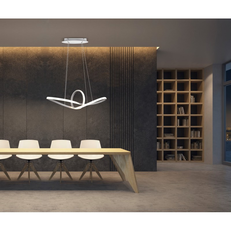 RL Lampa wisząca LED nowoczesna SANSA R32751131 biały