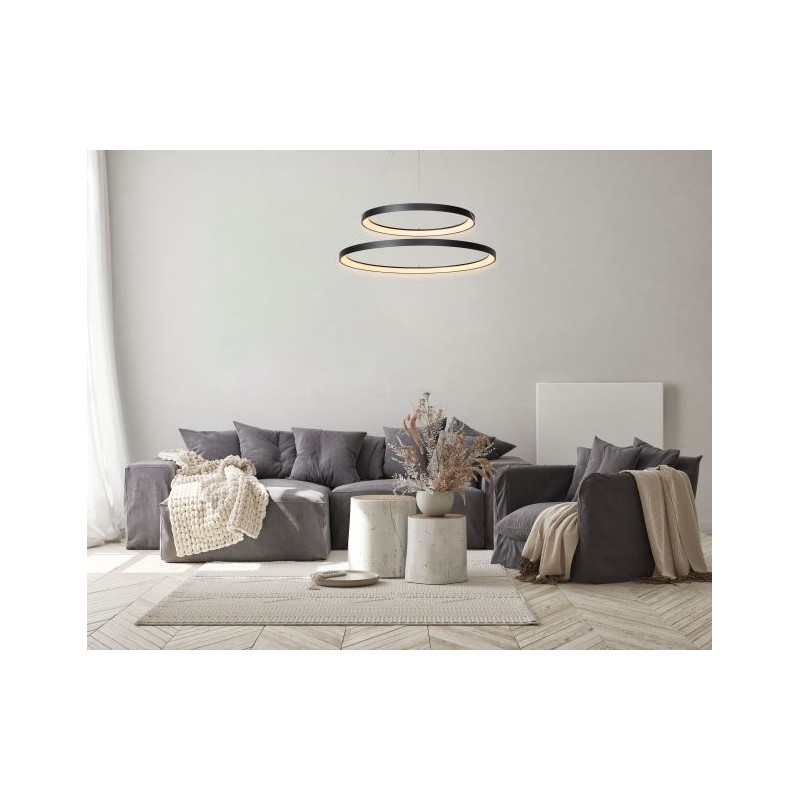 Lucide Lampa wisząca LED nowoczesna VIDAL 46403/92/30 czarny