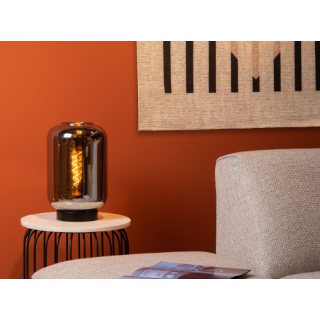 Lucide Lampa stołowa JOANET 45594/01/65 szary i odcienie szarości, czarny