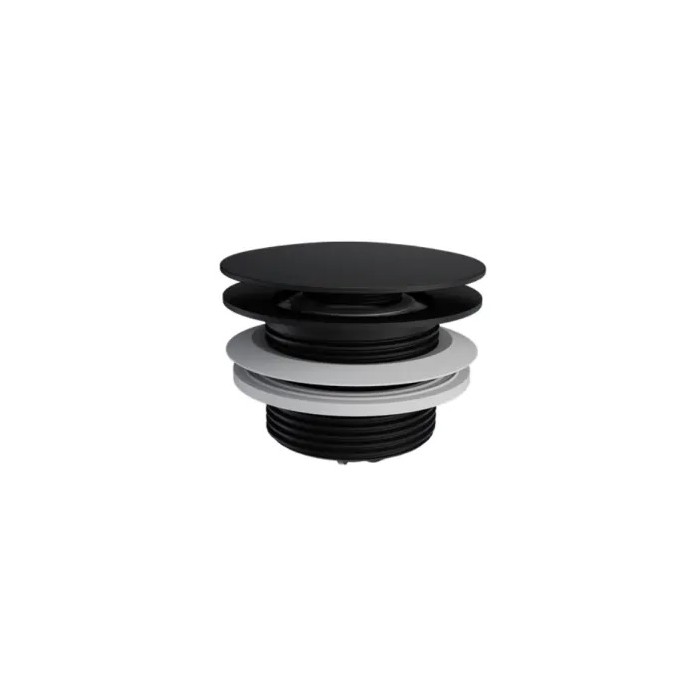 Excellent Korek do wanny wolnostojącej, czarny mat