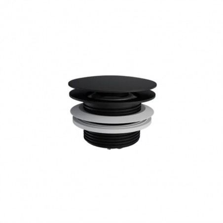 Excellent Korek do wanny wolnostojącej, czarny mat