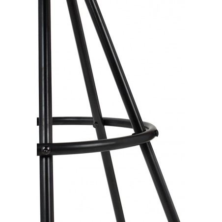 Krzesło barowe LANZA 76 czarne