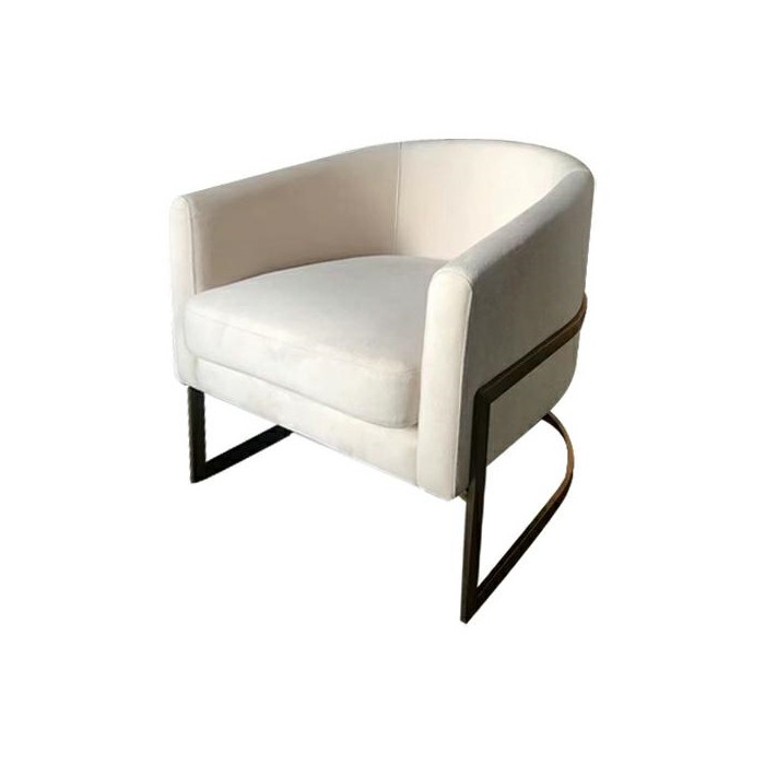 Fotel CASSIA VELVET beżowy