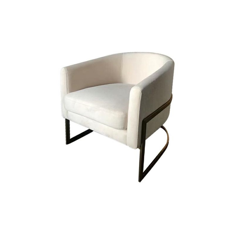 Fotel CASSIA VELVET beżowy