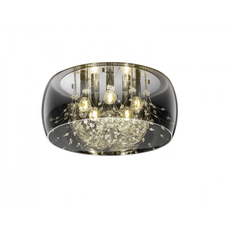 Trio Lampa natynkowa CRYSTEL 616700506 srebrny i odcienie srebra