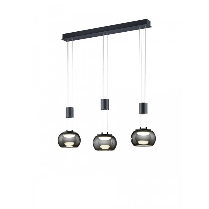 Trio Lampa wisząca LED nowoczesna MADISON 342010332 czarny