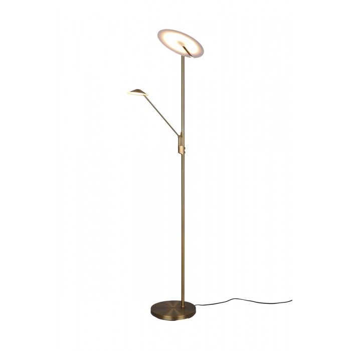 Trio Lampa podłogowa BRANTFORD 425610204 złoty...