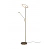 Trio Lampa podłogowa BRANTFORD 425610204 złoty i odcienie złota