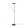 Trio Lampa podłogowa BRANTFORD 425610204 złoty i odcienie złota