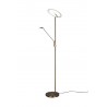 Trio Lampa podłogowa BRANTFORD 425610204 złoty i odcienie złota