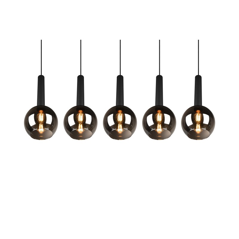 Trio Lampa wisząca nowoczesna CLAYTON 310300532 czarny