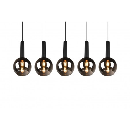 Trio Lampa wisząca nowoczesna CLAYTON 310300532 czarny