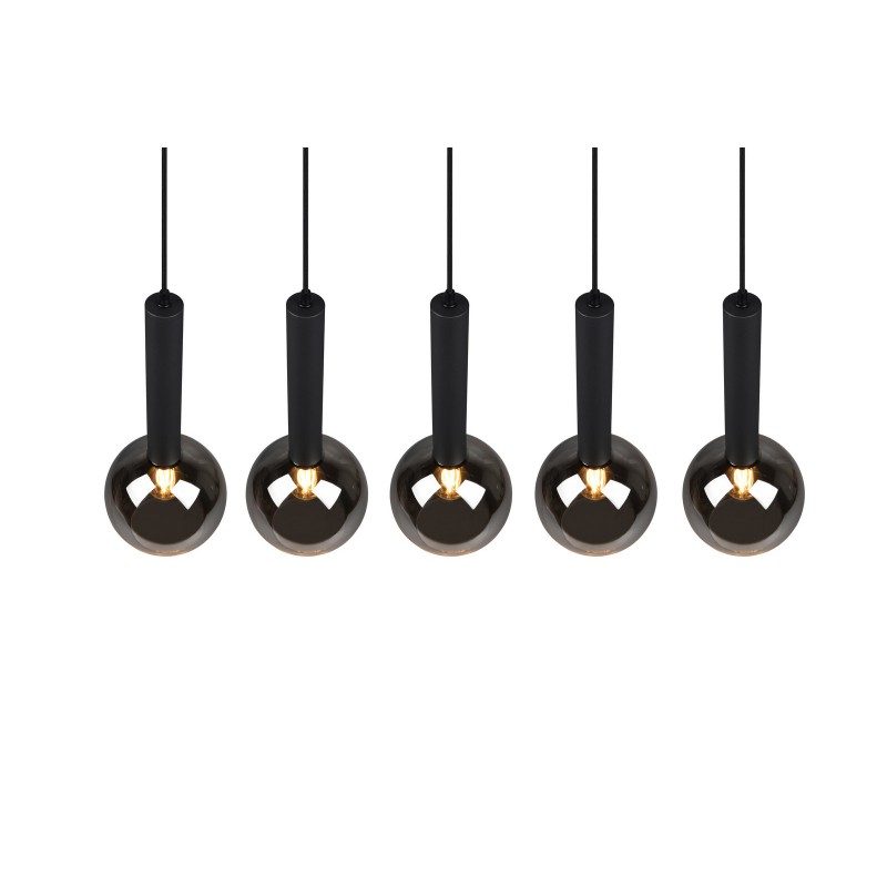 Trio Lampa wisząca nowoczesna CLAYTON 310300532 czarny