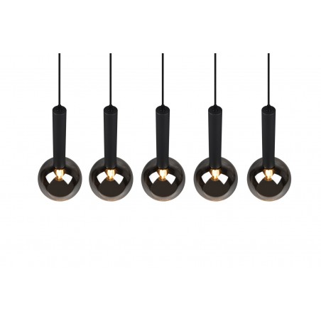 Trio Lampa wisząca nowoczesna CLAYTON 310300532 czarny