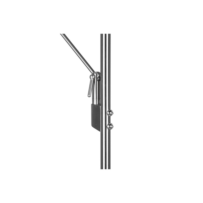 Trio Lampa podłogowa BRANTFORD 425610207 srebrny i odcienie srebra