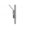 Trio Lampa podłogowa BRANTFORD 425610207 srebrny i odcienie srebra