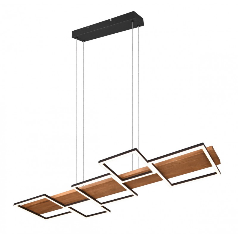 Trio Lampa wisząca LED nowoczesna HARPER 322910532 czarny
