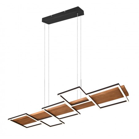 Trio Lampa wisząca LED nowoczesna HARPER 322910532 czarny