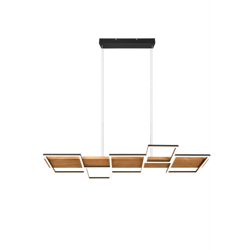 Trio Lampa wisząca LED nowoczesna HARPER 322910532 czarny