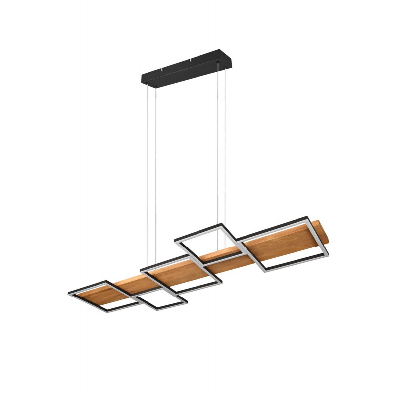 Trio Lampa wisząca LED nowoczesna HARPER 322910532 czarny