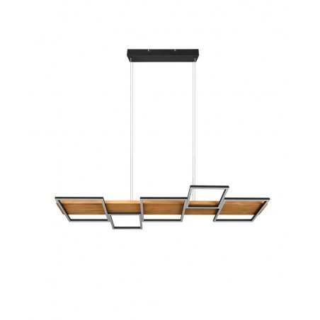 Trio Lampa wisząca LED nowoczesna HARPER 322910532 czarny