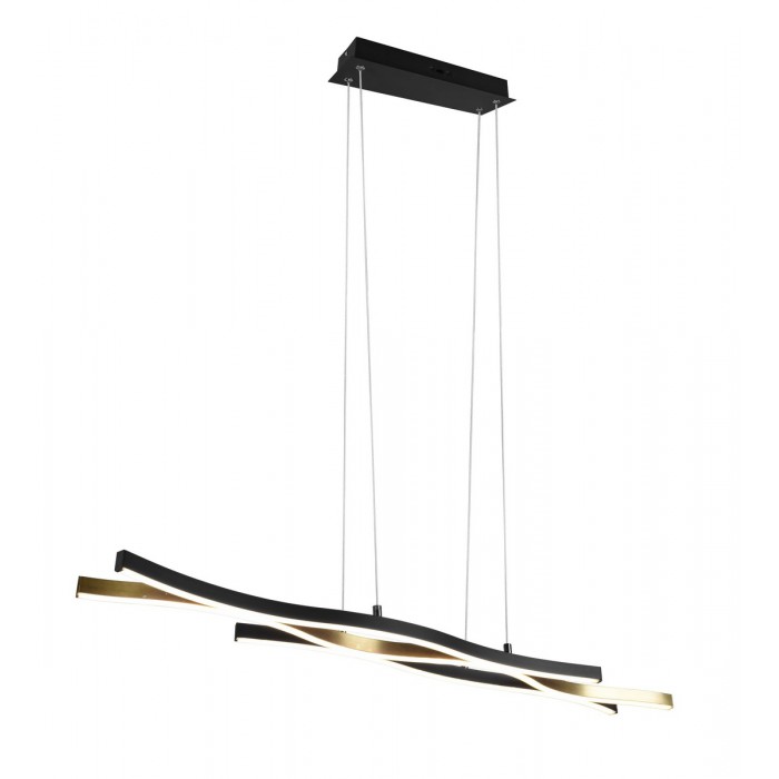 Trio Lampa wisząca LED nowoczesna BLAZE 341210308 złoty i odcienie złota