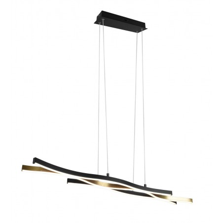 Trio Lampa wisząca LED nowoczesna BLAZE 341210308 złoty i odcienie złota