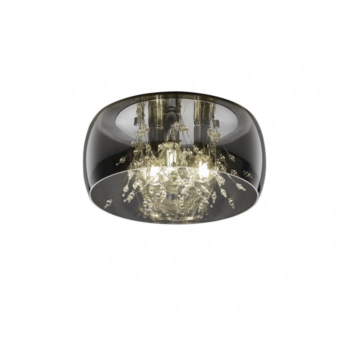 Trio Lampa natynkowa CRYSTEL 616700306 srebrny i odcienie srebra