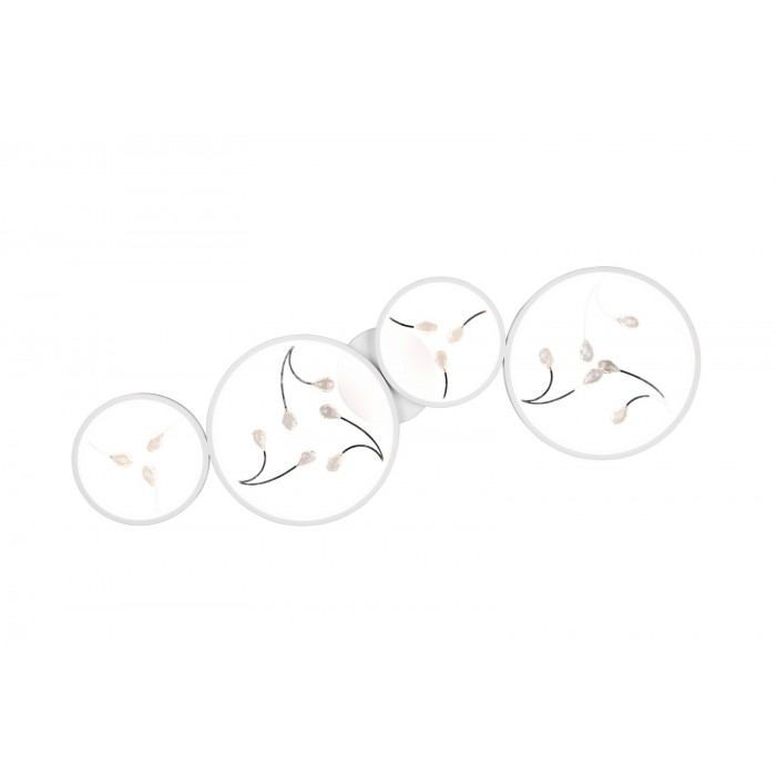 Trio Lampa natynkowa LED GROOVY 642110431 biały