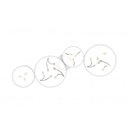 Trio Lampa natynkowa LED GROOVY 642110431 biały