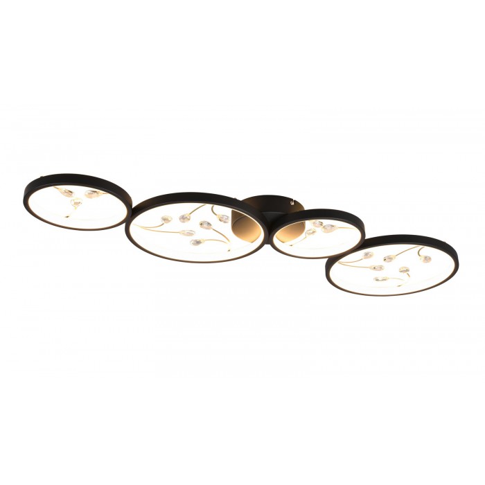 Trio Lampa natynkowa LED GROOVY 642110432 czarny
