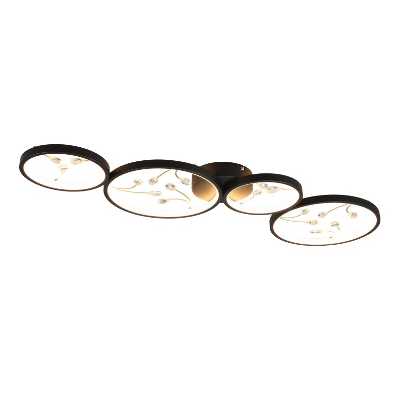 Trio Lampa natynkowa LED GROOVY 642110432 czarny