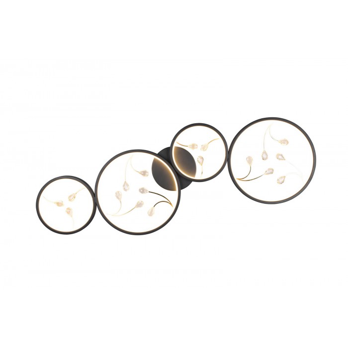 Trio Lampa natynkowa LED GROOVY 642110432 czarny