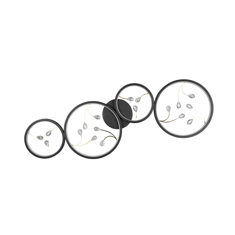 Trio Lampa natynkowa LED GROOVY 642110432 czarny