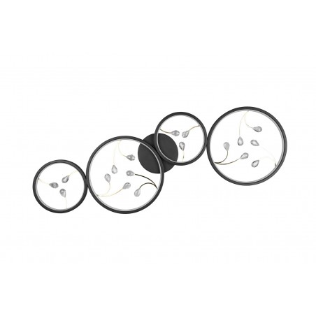 Trio Lampa natynkowa LED GROOVY 642110432 czarny