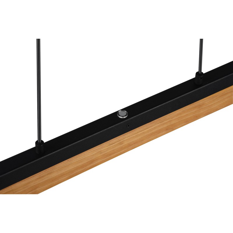 Trio Lampa wisząca LED nowoczesna KERALA 341610132 czarny