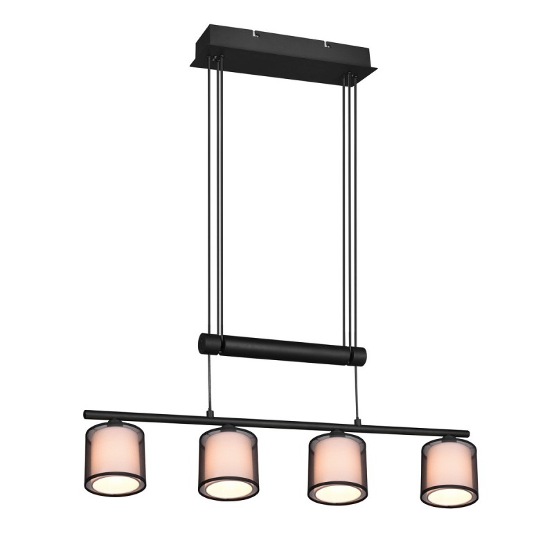 Trio Lampa wisząca nowoczesna BURTON 311400432 czarny