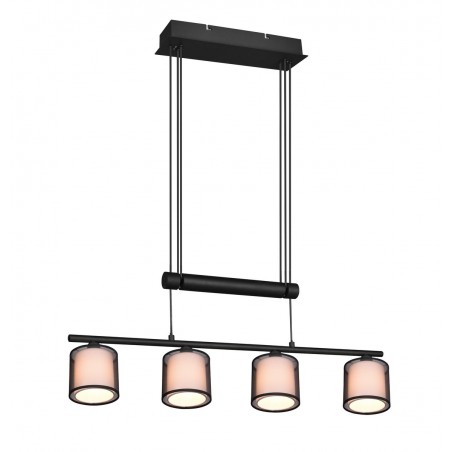 Trio Lampa wisząca nowoczesna BURTON 311400432 czarny
