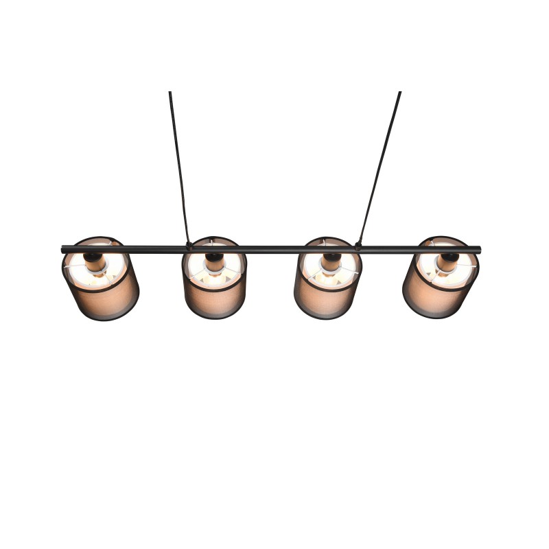 Trio Lampa wisząca nowoczesna BURTON 311400432 czarny