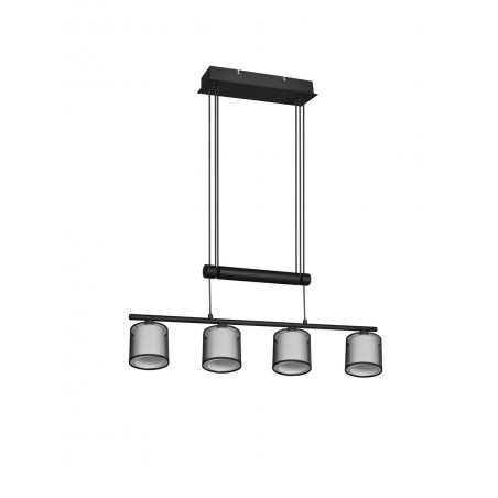 Trio Lampa wisząca nowoczesna BURTON 311400432 czarny