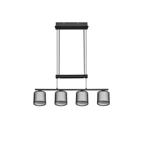 Trio Lampa wisząca nowoczesna BURTON 311400432 czarny