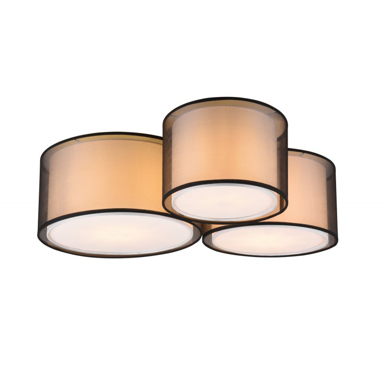 Trio Lampa natynkowa BURTON 611490332 czarny