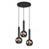 Trio Lampa wisząca nowoczesna CLAYTON 310390332 czarny