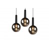 Trio Lampa wisząca nowoczesna CLAYTON 310390332 czarny